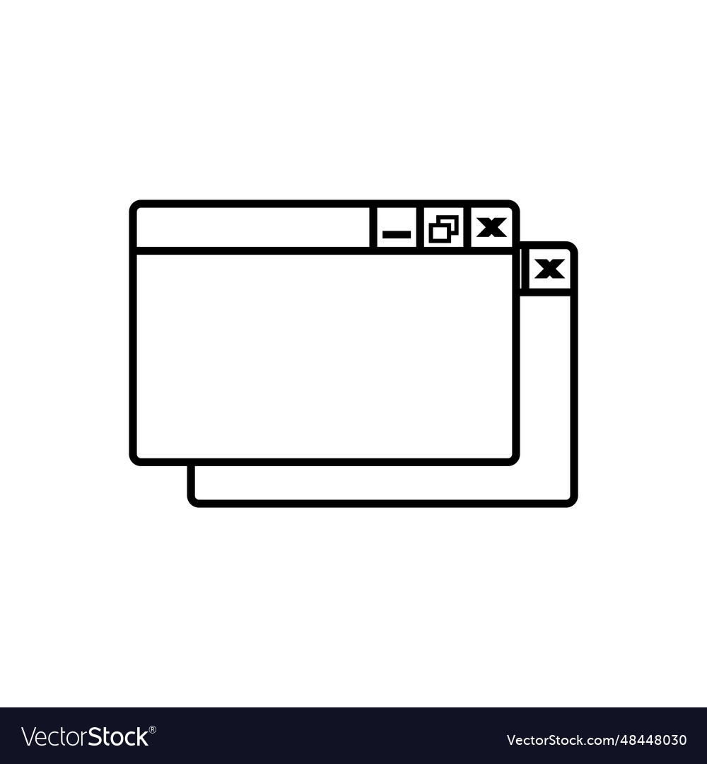 Browser window icon