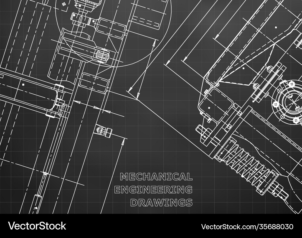 Cad Instrument Design Computer aided design system instrument-making Vector Image