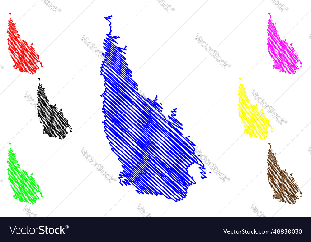 Lake tharthar republic of iraq map scribble