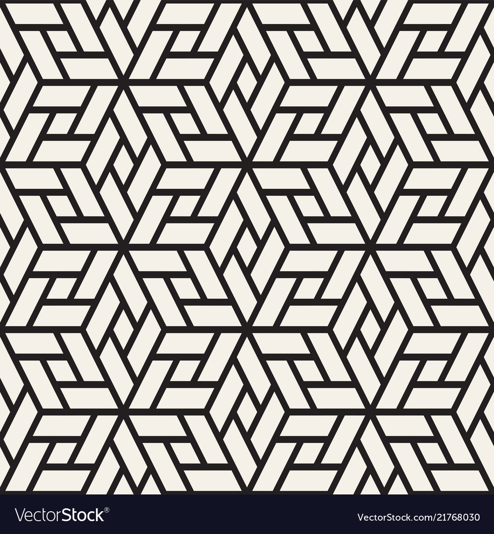 Modern Geometric Lattice Pattern