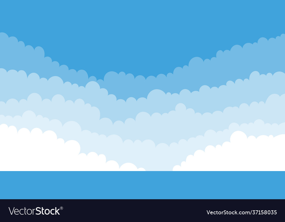 Clouds background design Royalty Free Vector Image