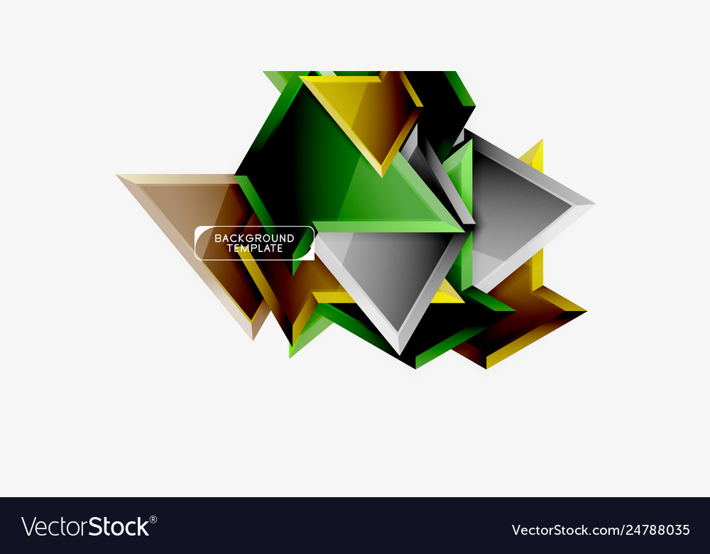 Triangular low poly background design