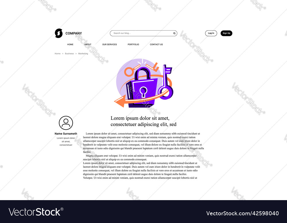 Change password in bold line style vector image Change password in bold line style