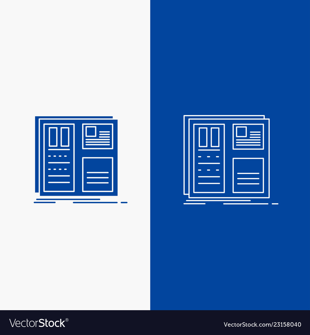 Design Grid Interface Layout ui line und glyph