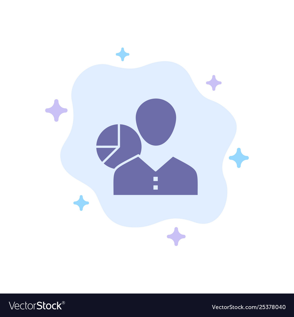 Graph chart data employee manager person Vector Image Graph chart data employee manager person