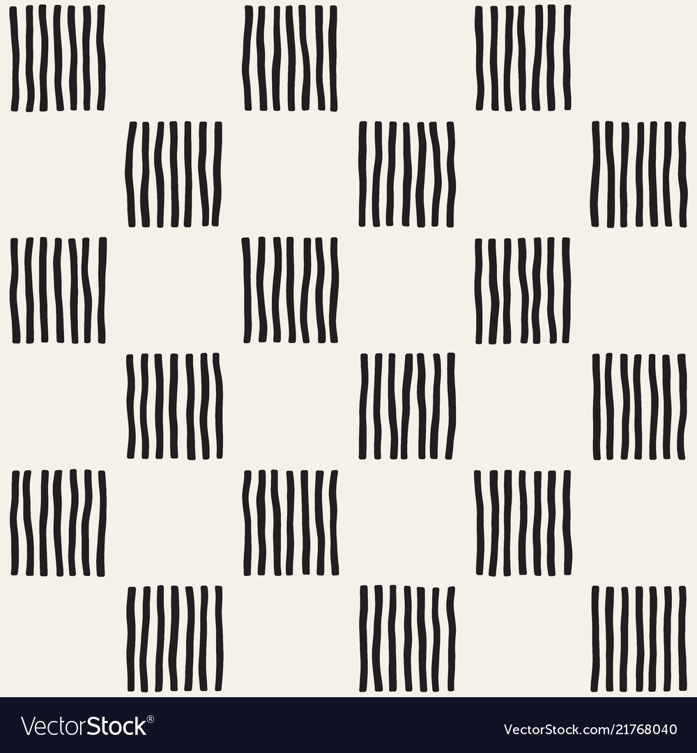 Hand drawn seamless repeating pattern vector image Hand drawn seamless repeating pattern
