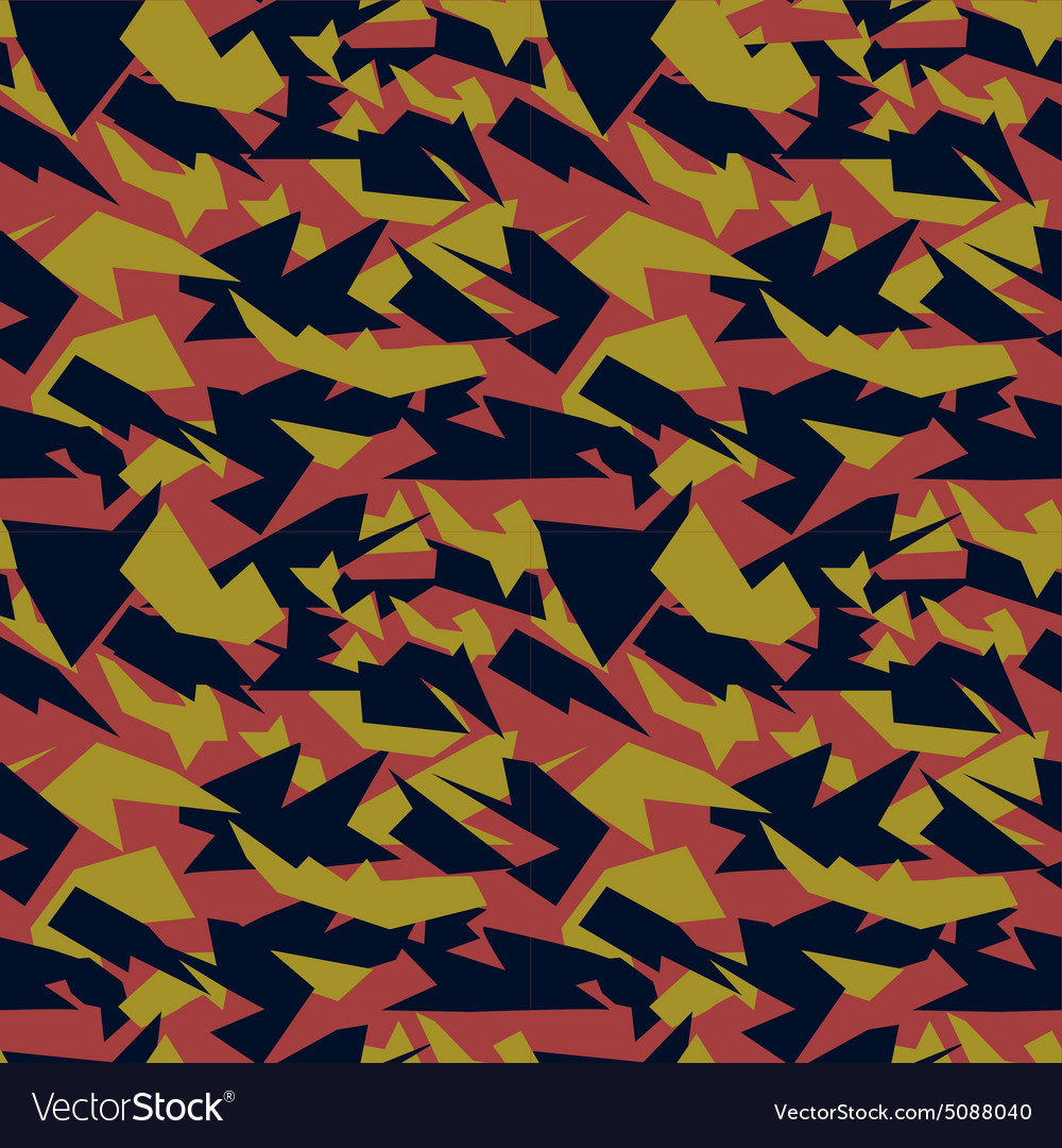 Seamless military camouflage texture military Vector Image