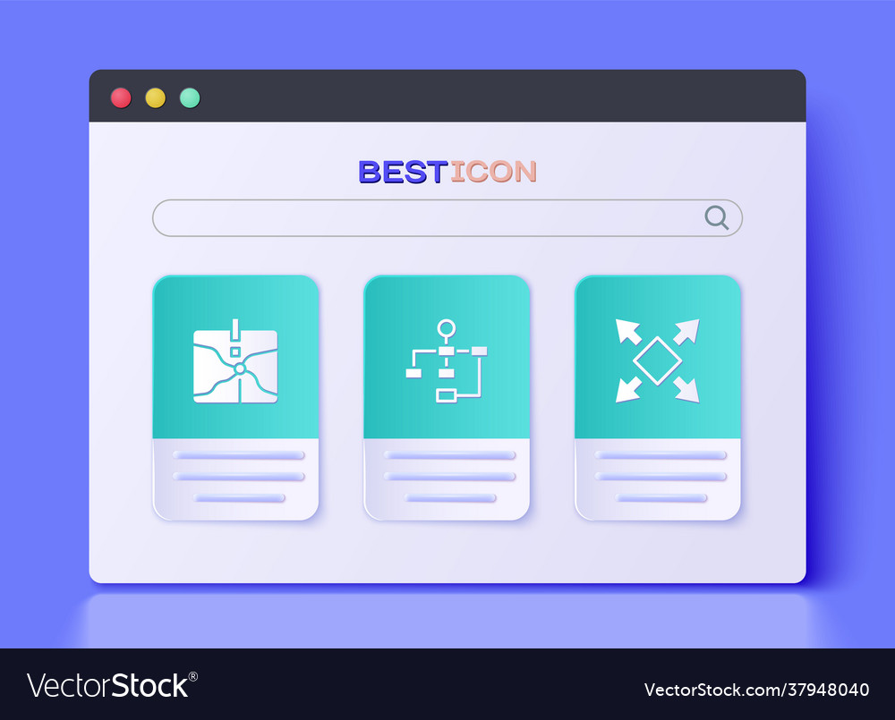 Set hierarchy organogram chart intersection point