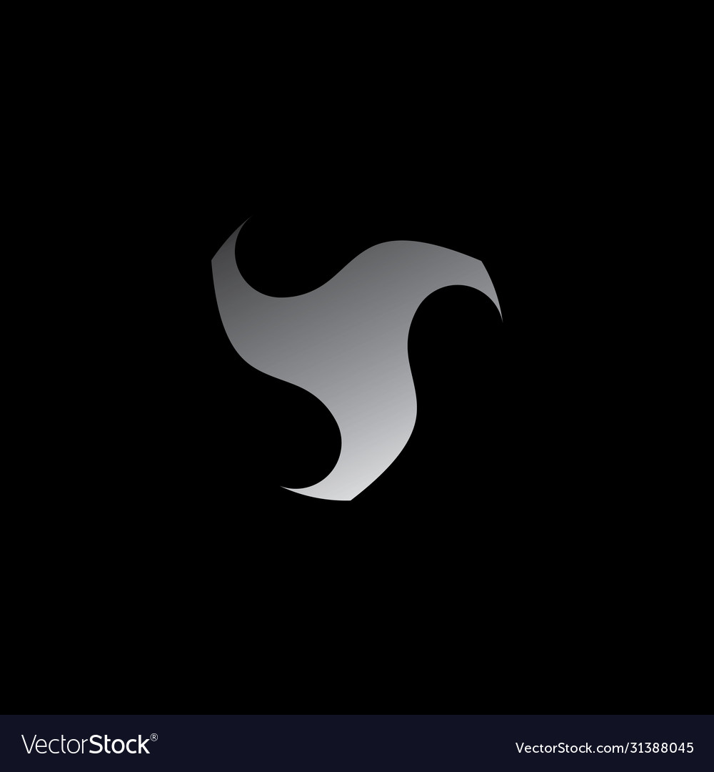 Abstract circle triangle geometric logo
