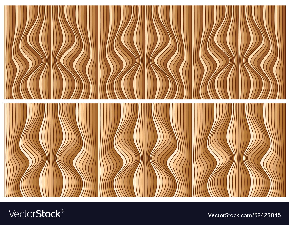 Abstract color lines patterns set vector image Abstract color lines patterns set