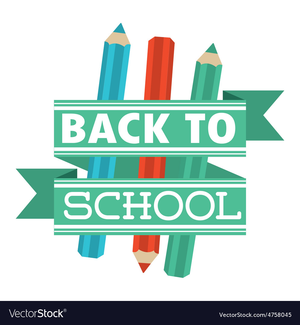 Back to school Royalty Free Vector Image - VectorStock