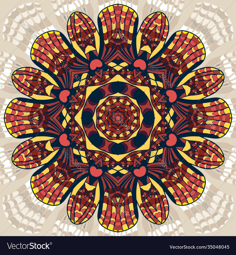 Beautiful circular background fractal image