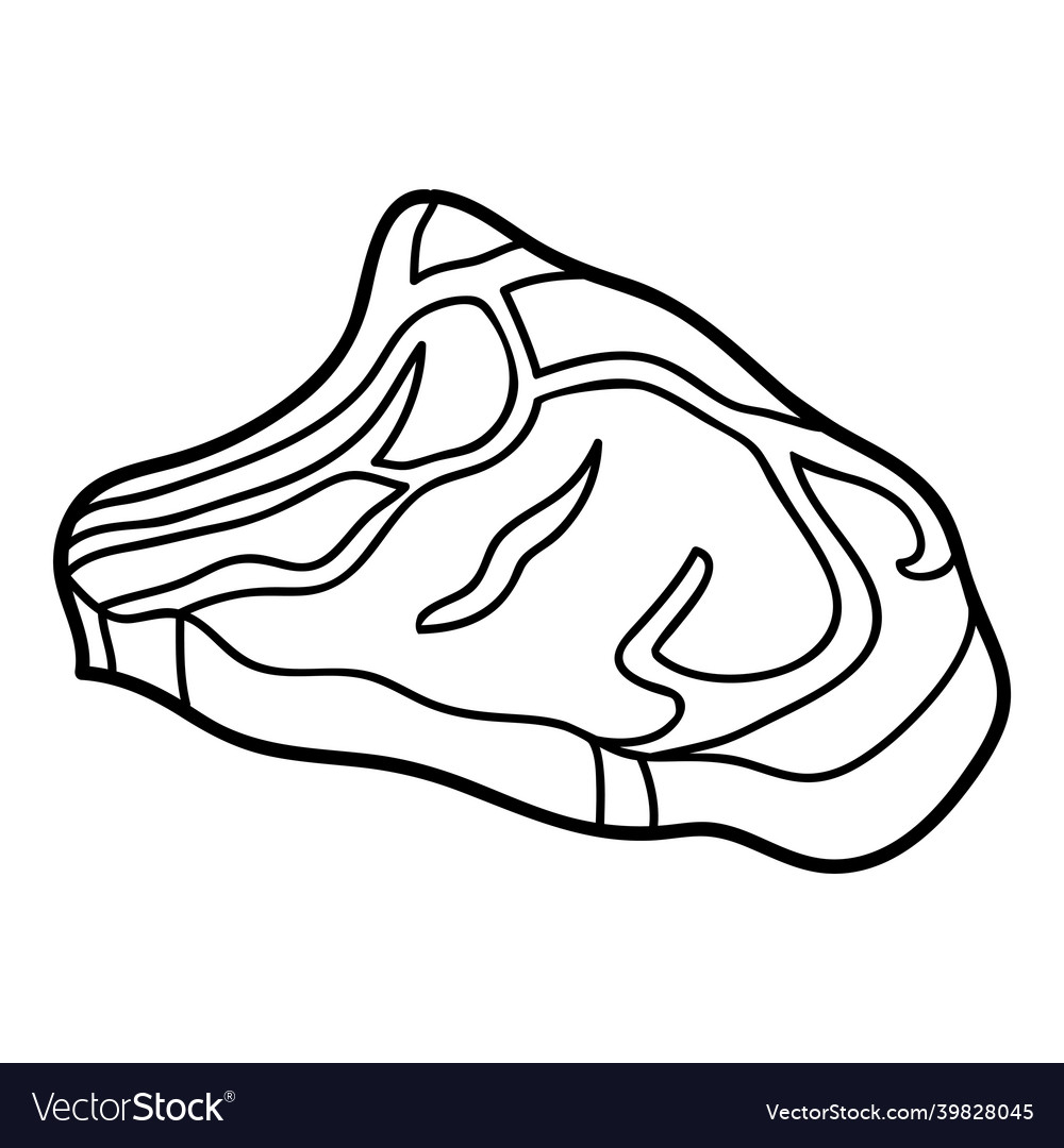 Meat Coloring Page