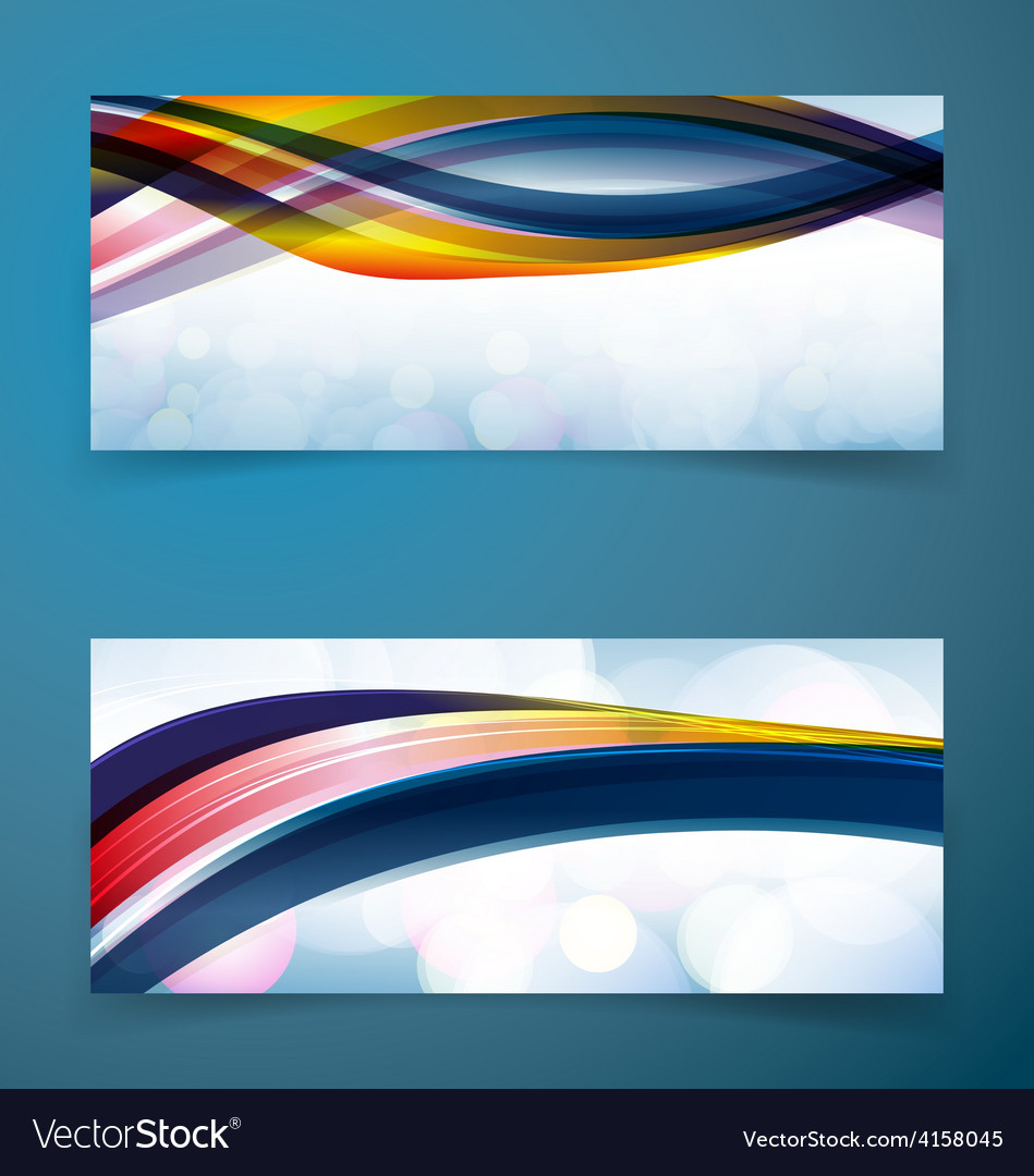 Colourful waveabstract design