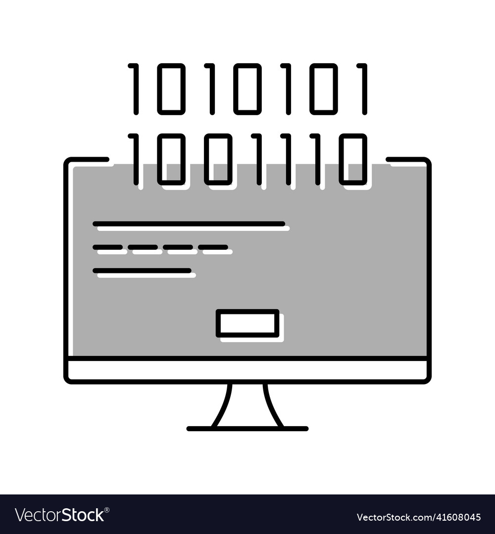 Computer fatal Fehler Farbe Symbol