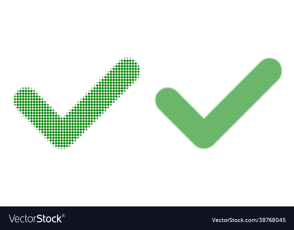 Dot halftone valid icon