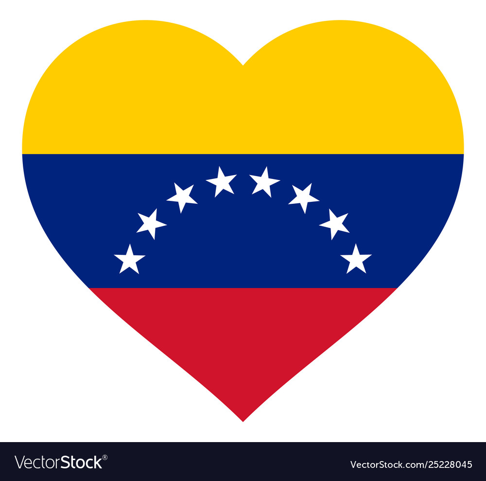 Flag in heart sign shape Vector Image Flag in heart sign shape