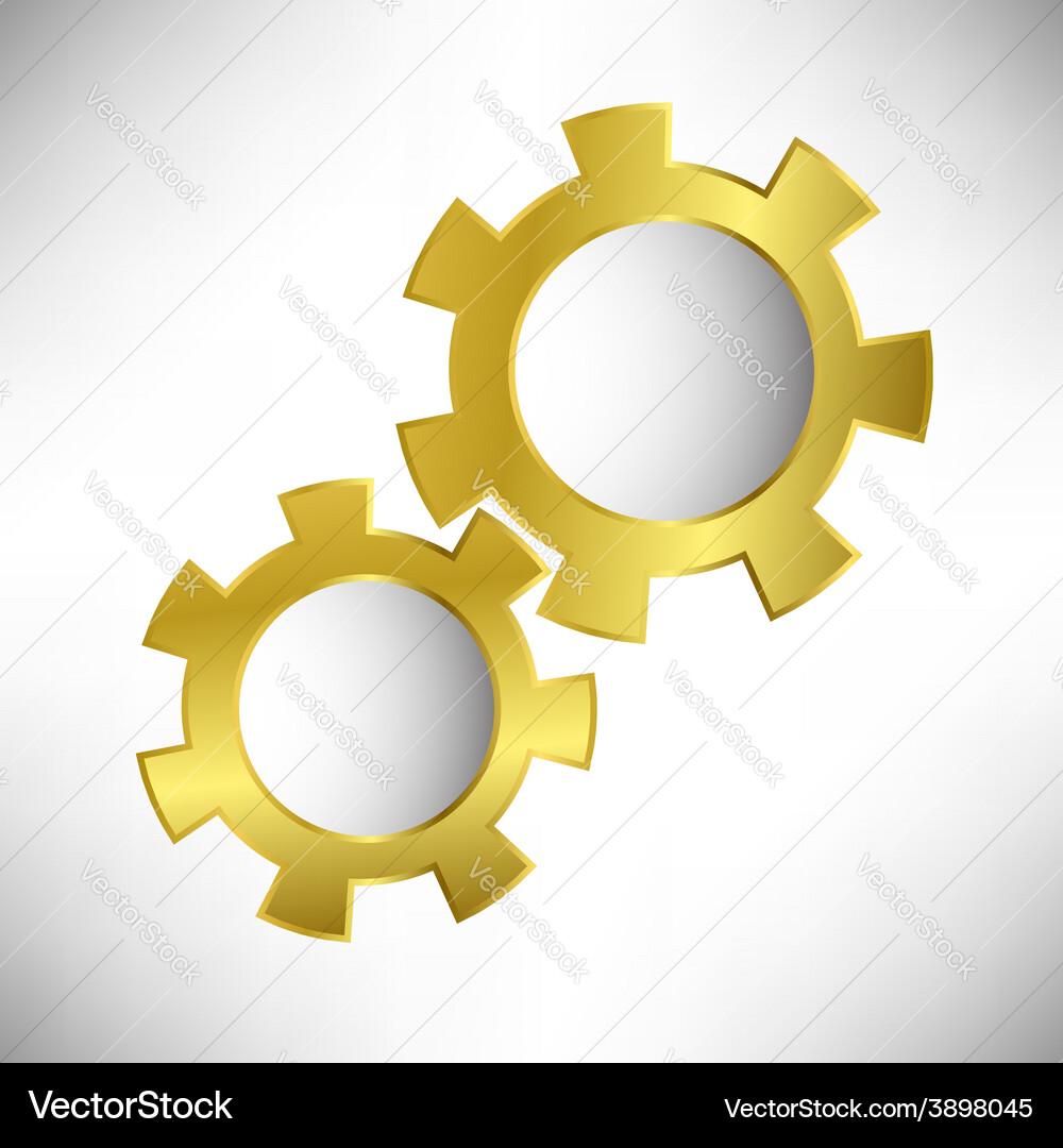 Gears Royalty Free Vector Image - VectorStock