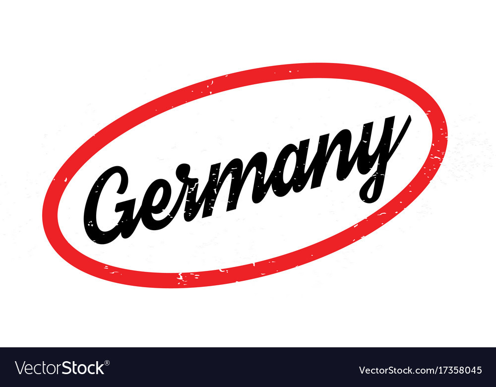 Germany rubber stamp