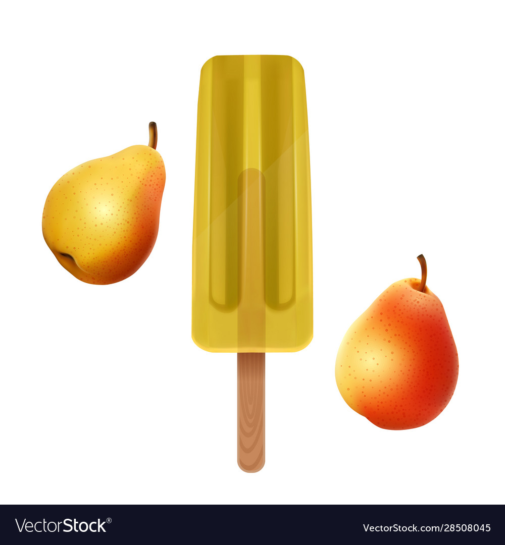 Ice cream isolated on white background