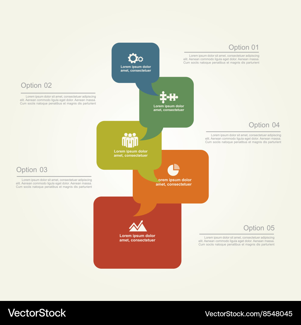 Infographic design template Royalty Free Vector Image