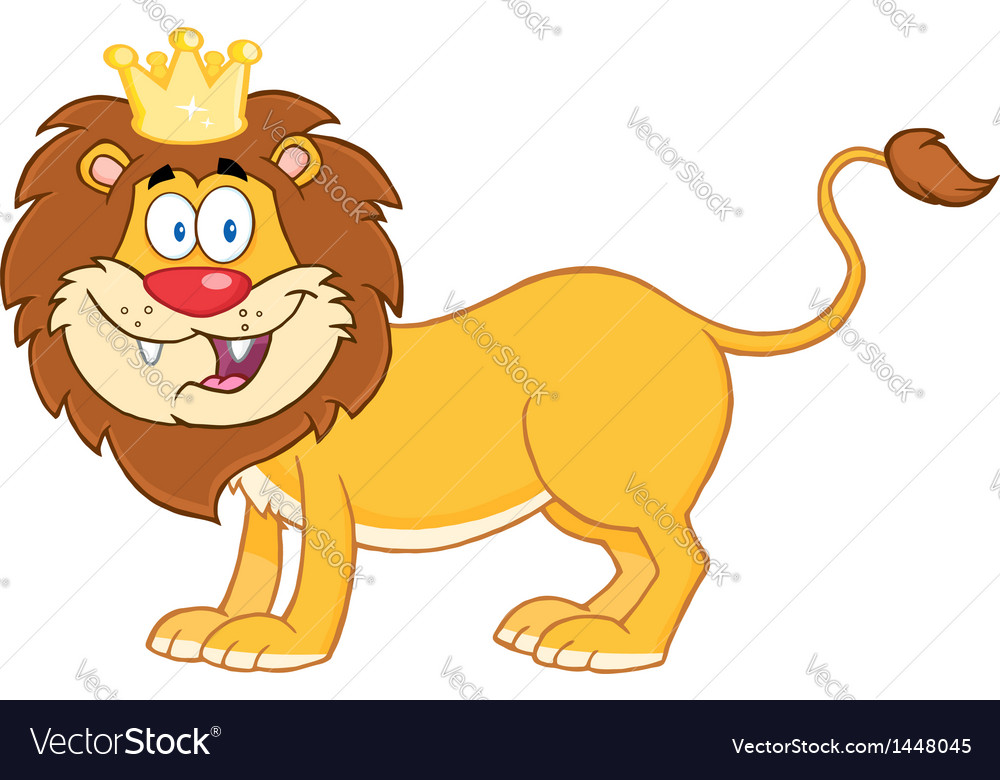 Lion King Of Jungle Royalty Free Vector Image Vectorstock