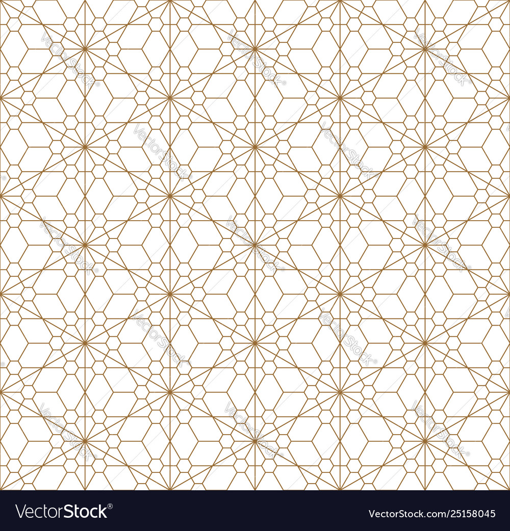 Seamless geometric pattern based on japanese Vector Image Seamless geometric pattern based on japanese