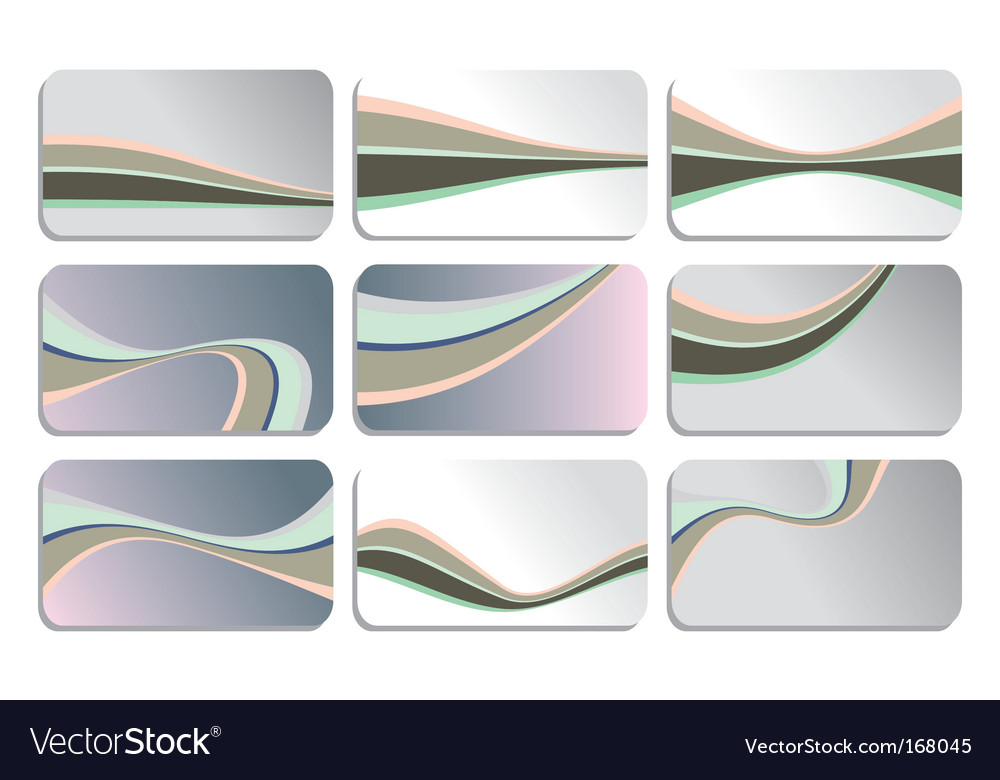Set of business cards