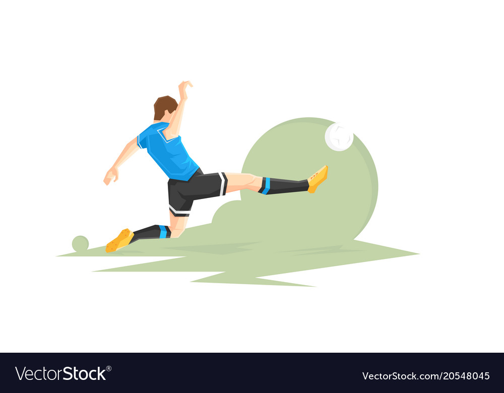 Soccer Player in Action