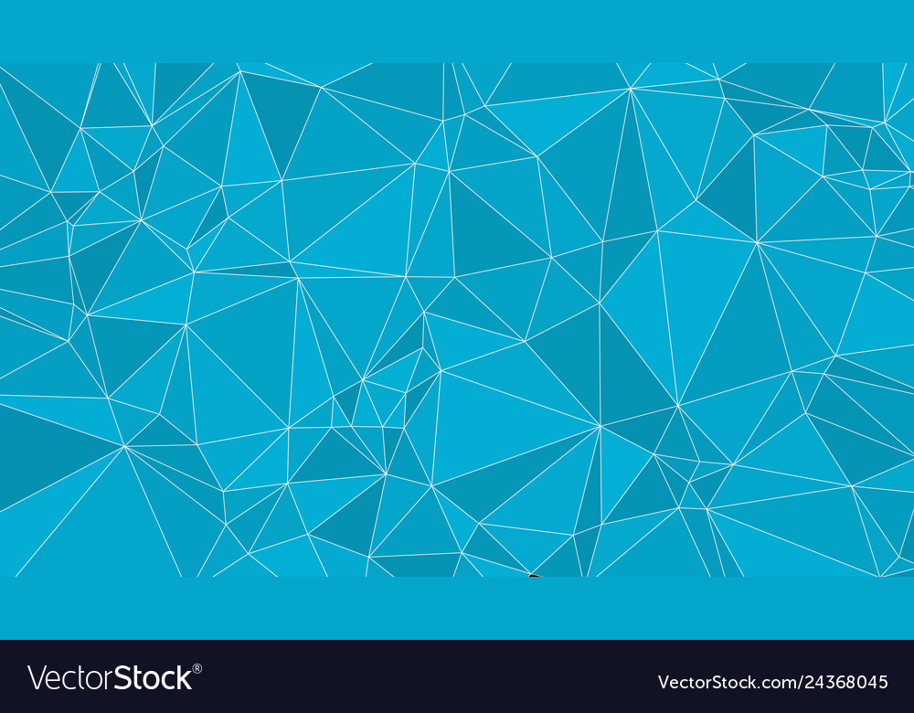 Triangles and lines connected tech background