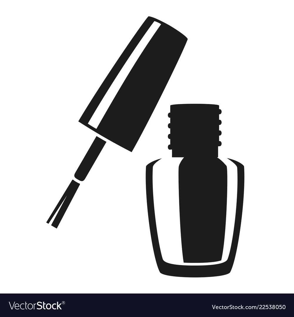 Nail Polish Clip Art Black And White