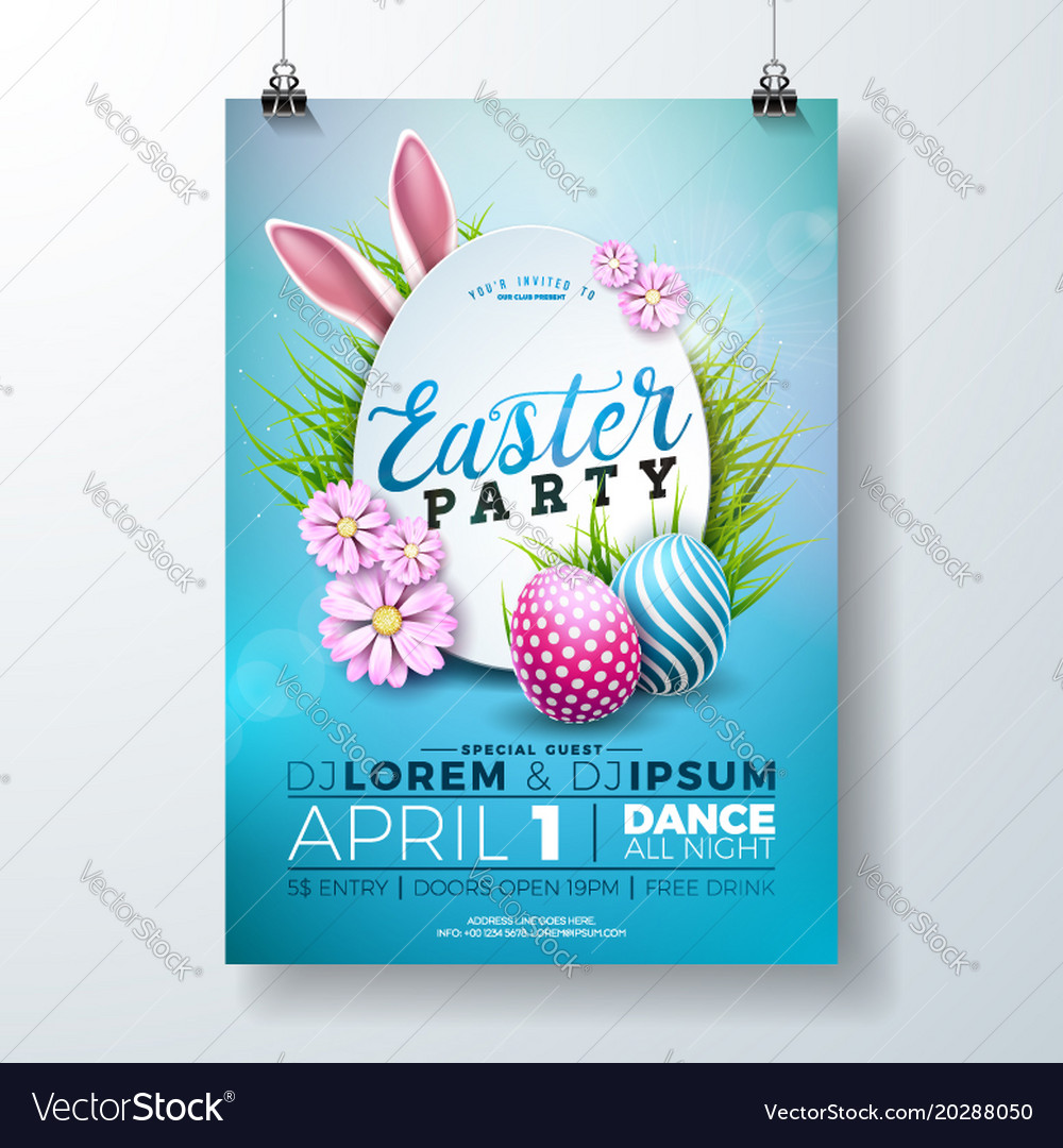 easter party flyer