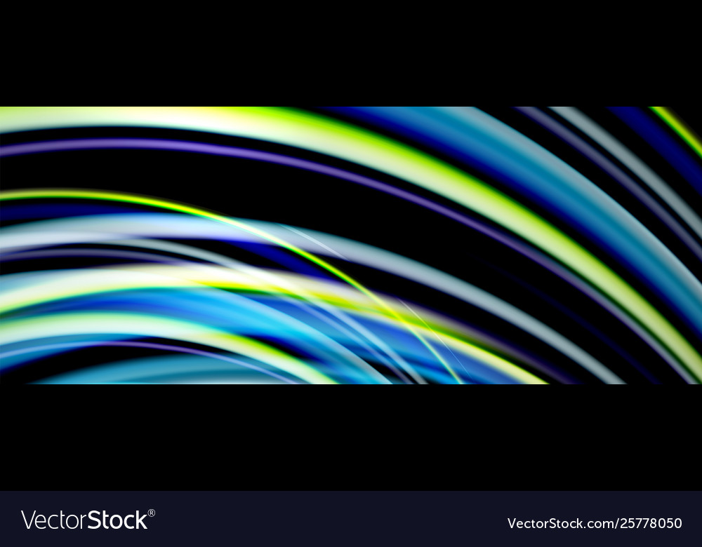 Fluid color waves with light effects