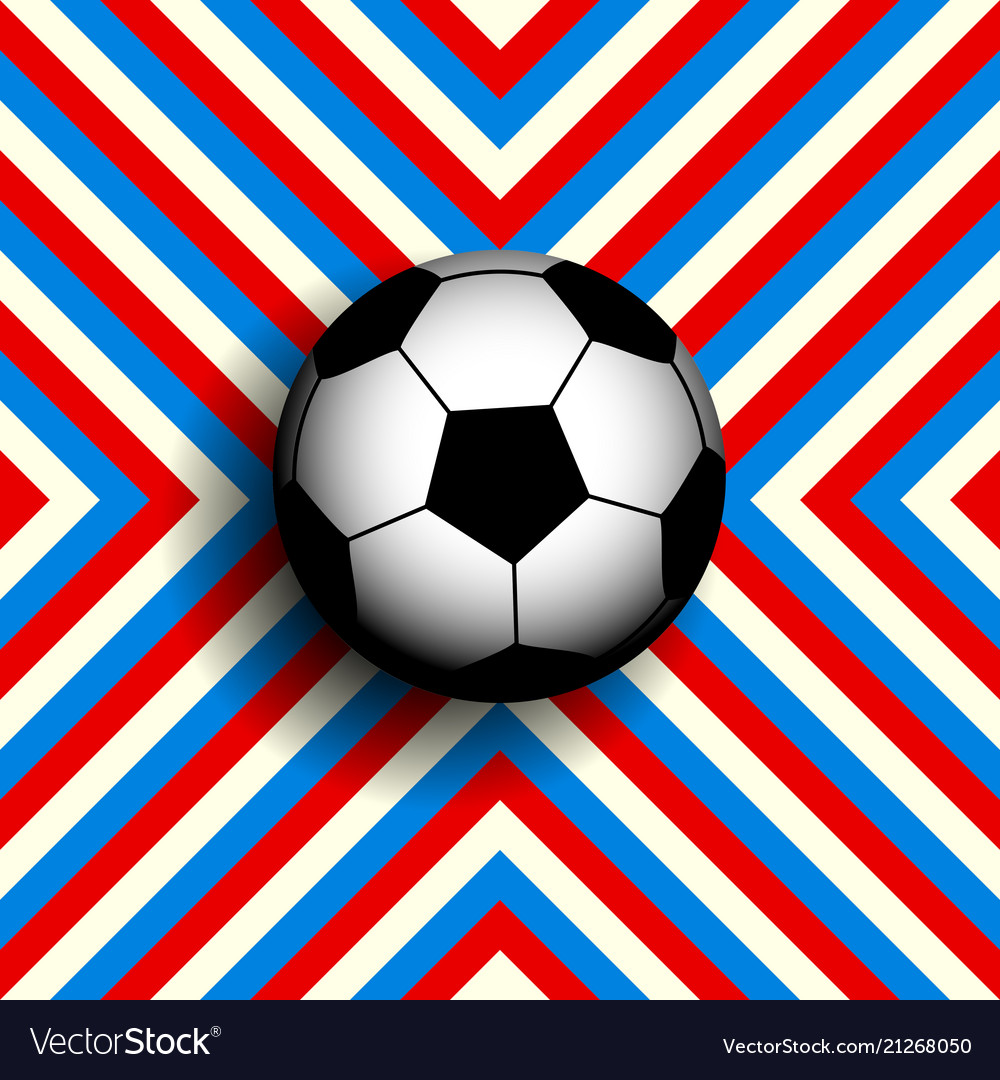 Geometric pattern of soccer balls Royalty Free Vector Image