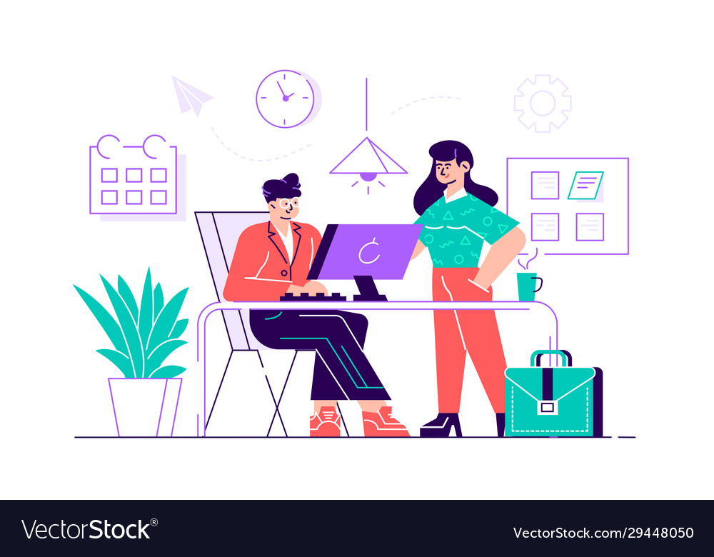 Programmers or coders working together