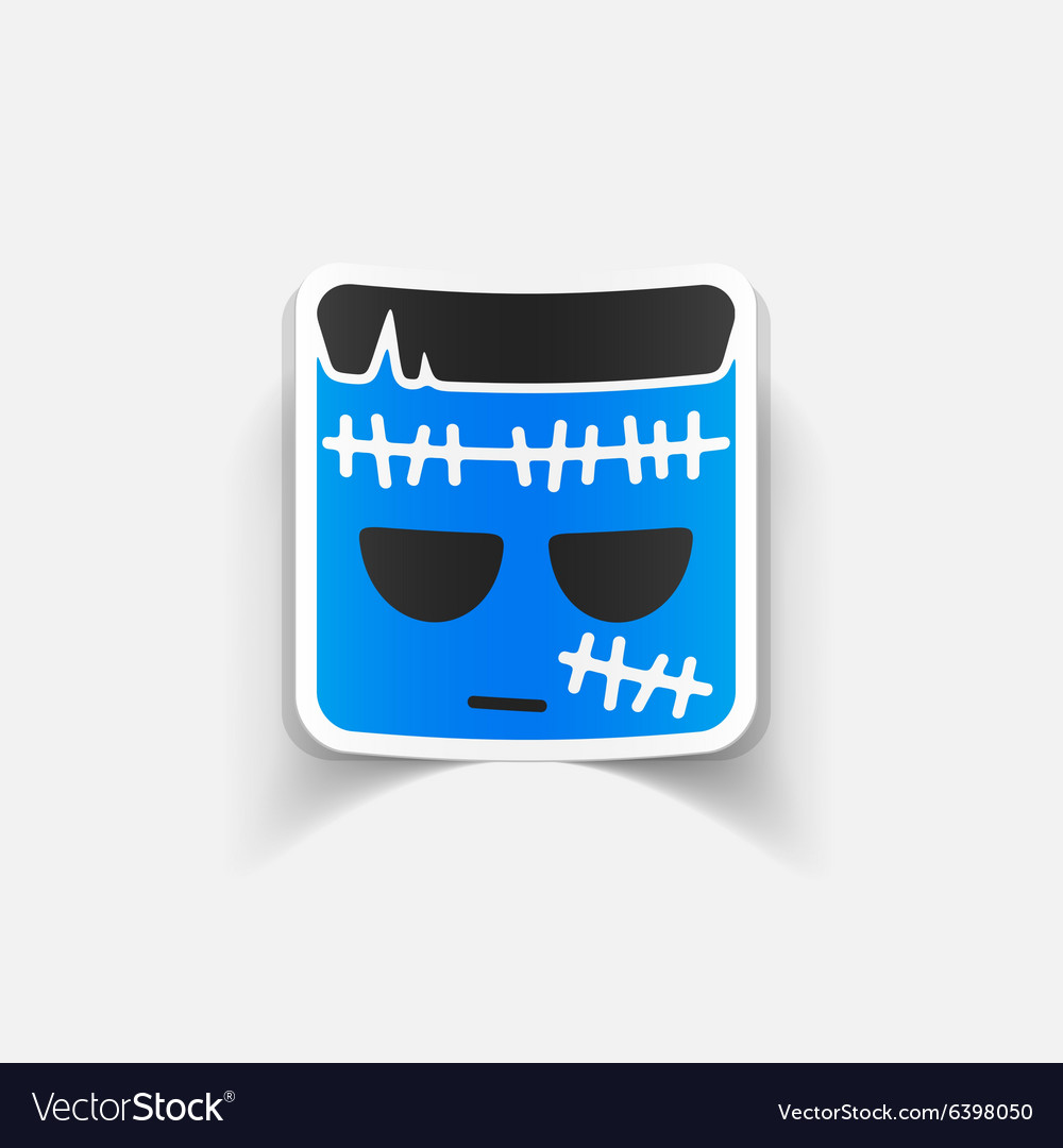 Realistic design element zombie