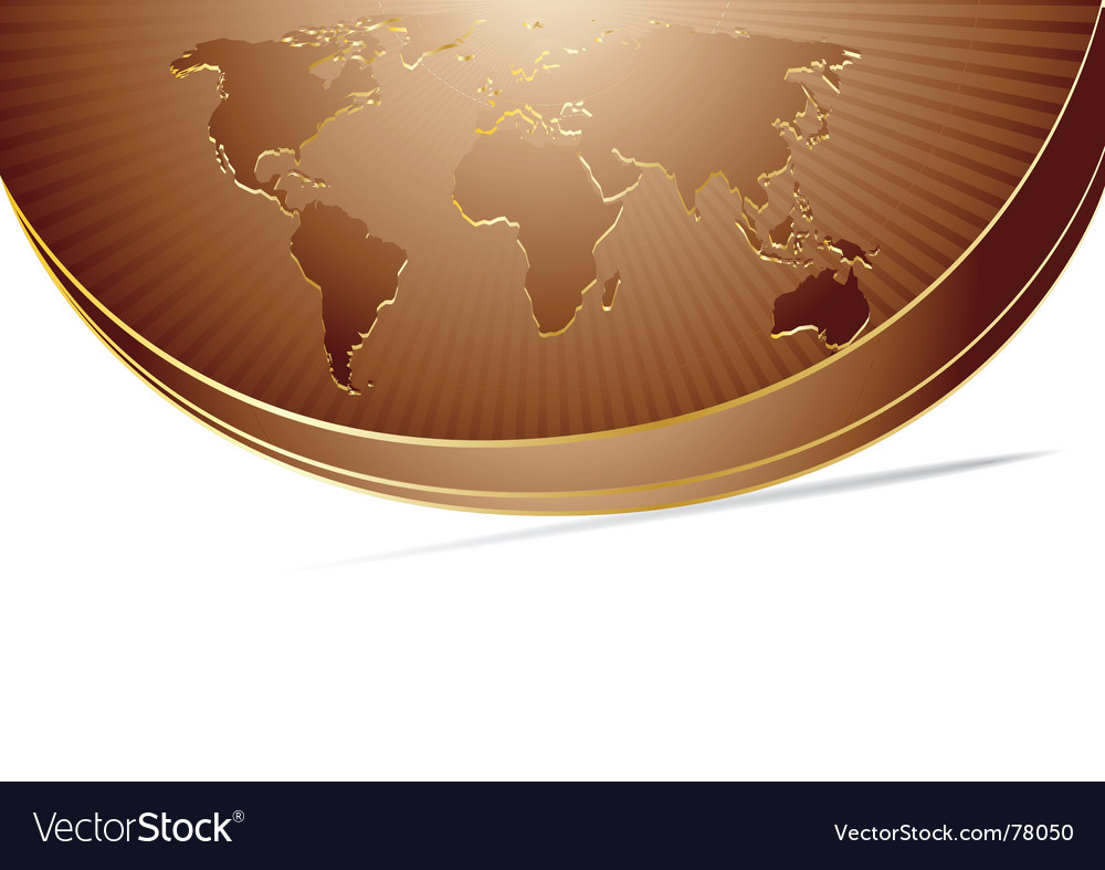 World background with map