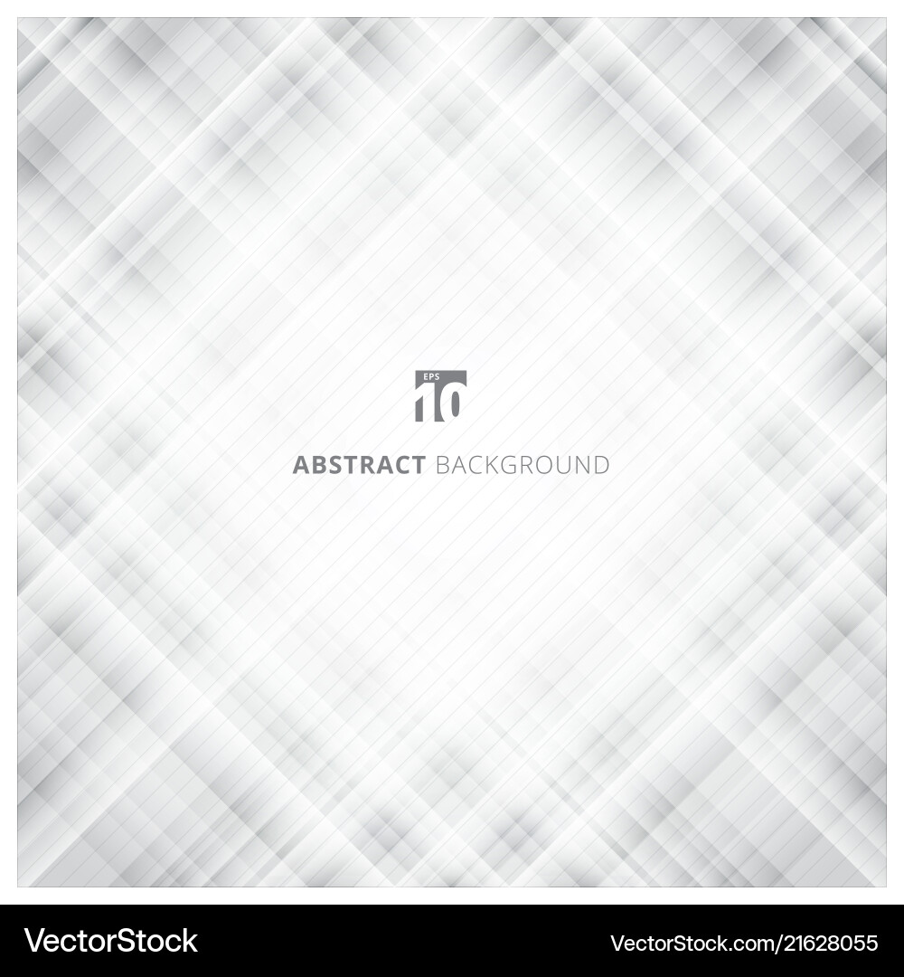 Abstract lines diagonal striped pattern with gray Vector Image