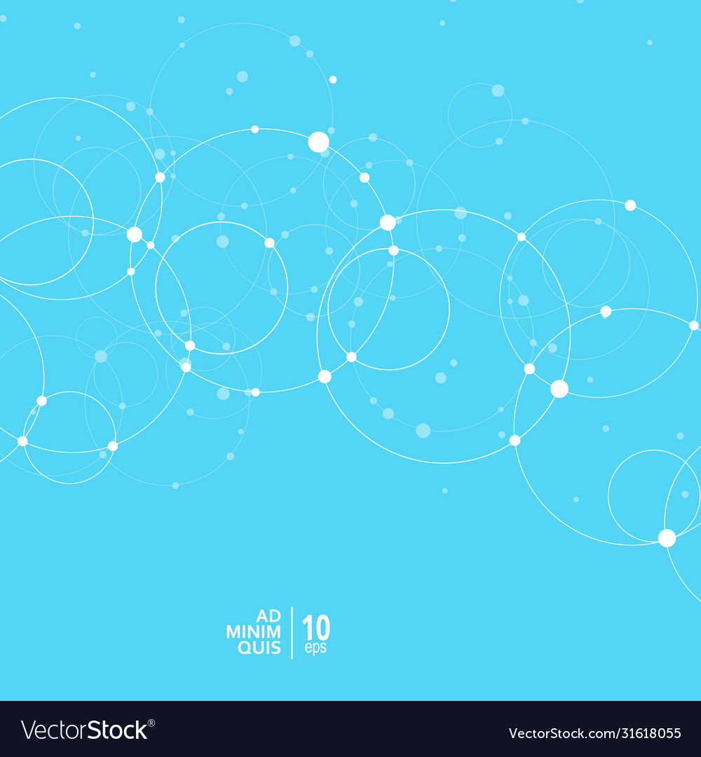 Abstract minimal background with circle
