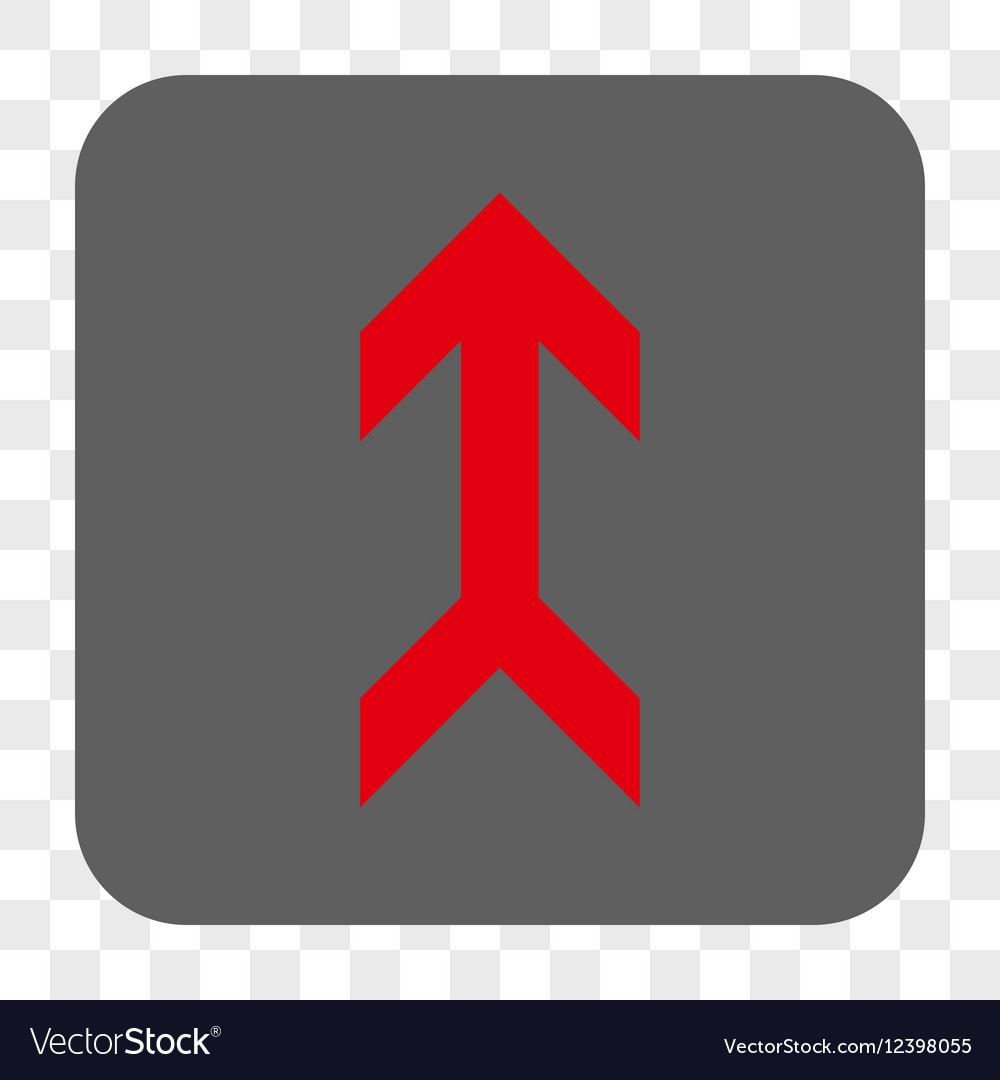 Arrow up rounded square button