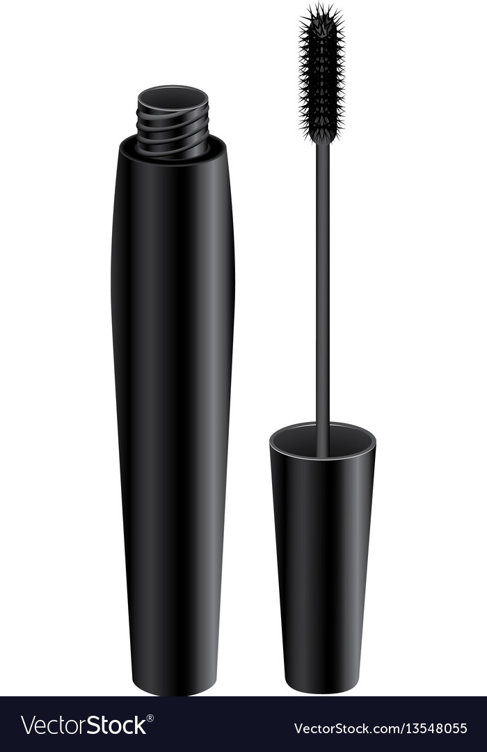 Black eyelash mascara icon