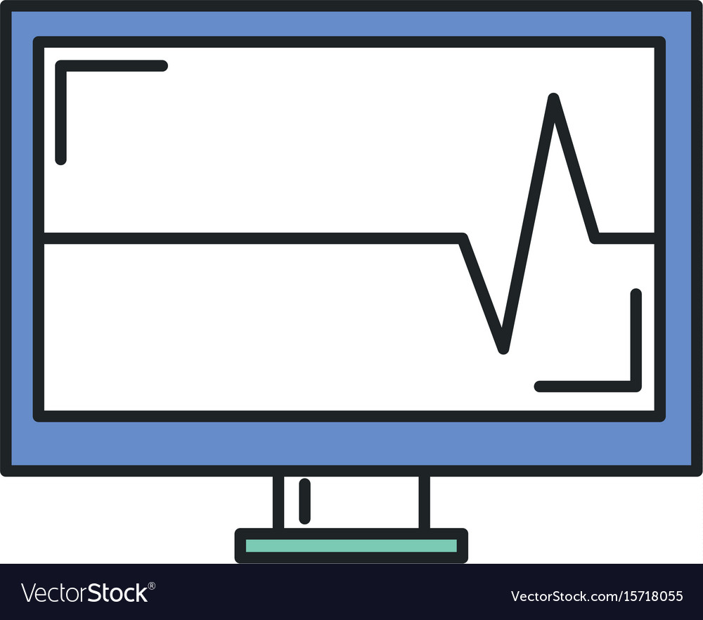 Computer display with cardiology app