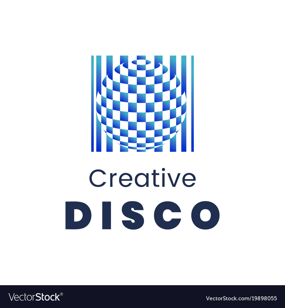 Kreative Disco Logo Vorlage modernes Element