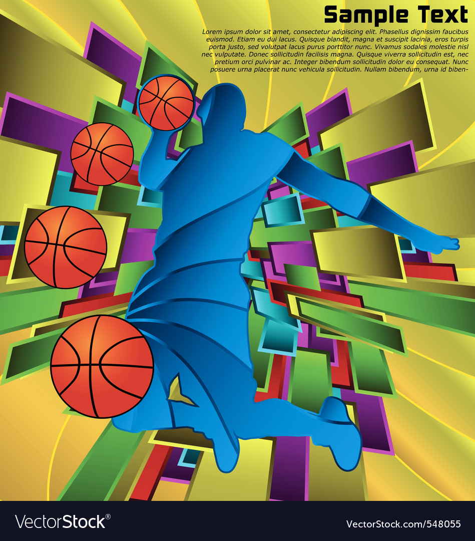Dynamic Basketball Player Action Shot