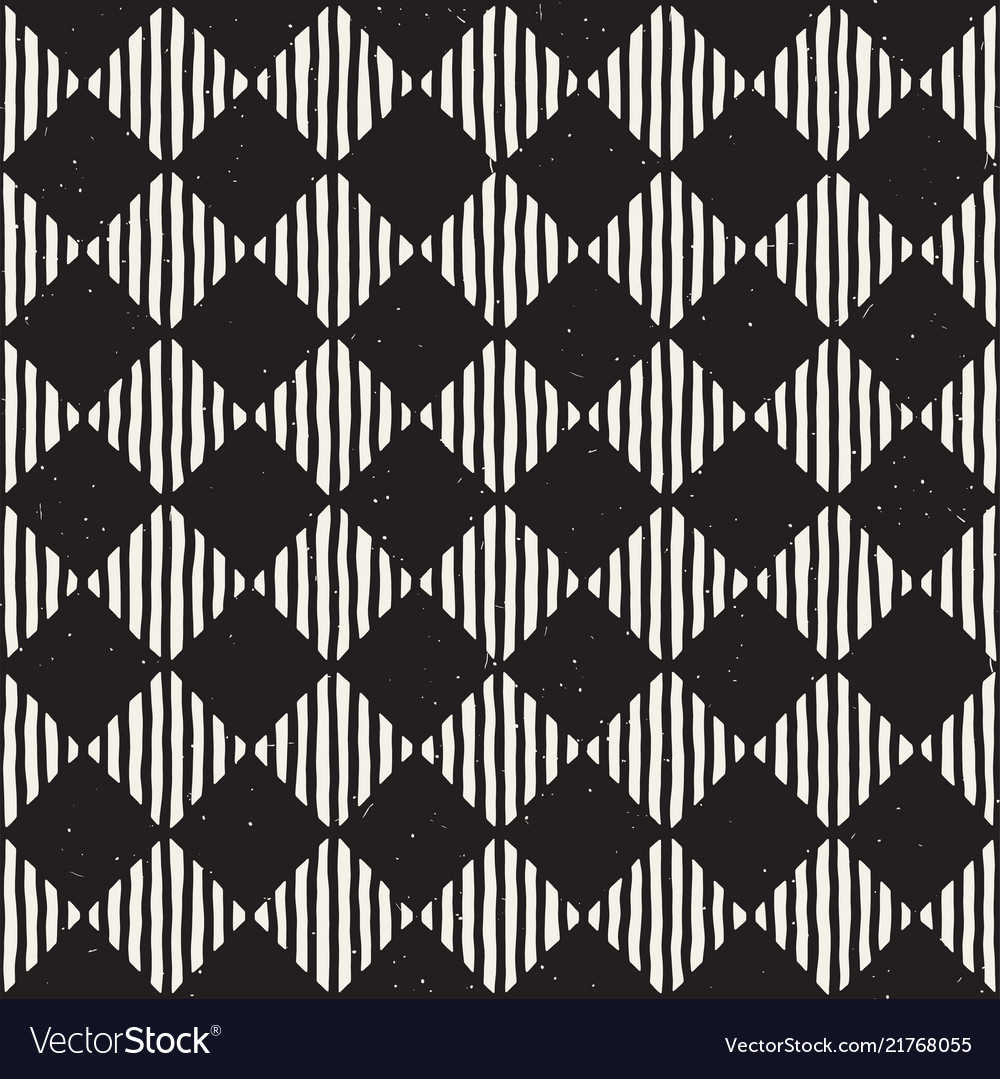 Hand drawn seamless repeating pattern vector image Hand drawn seamless repeating pattern
