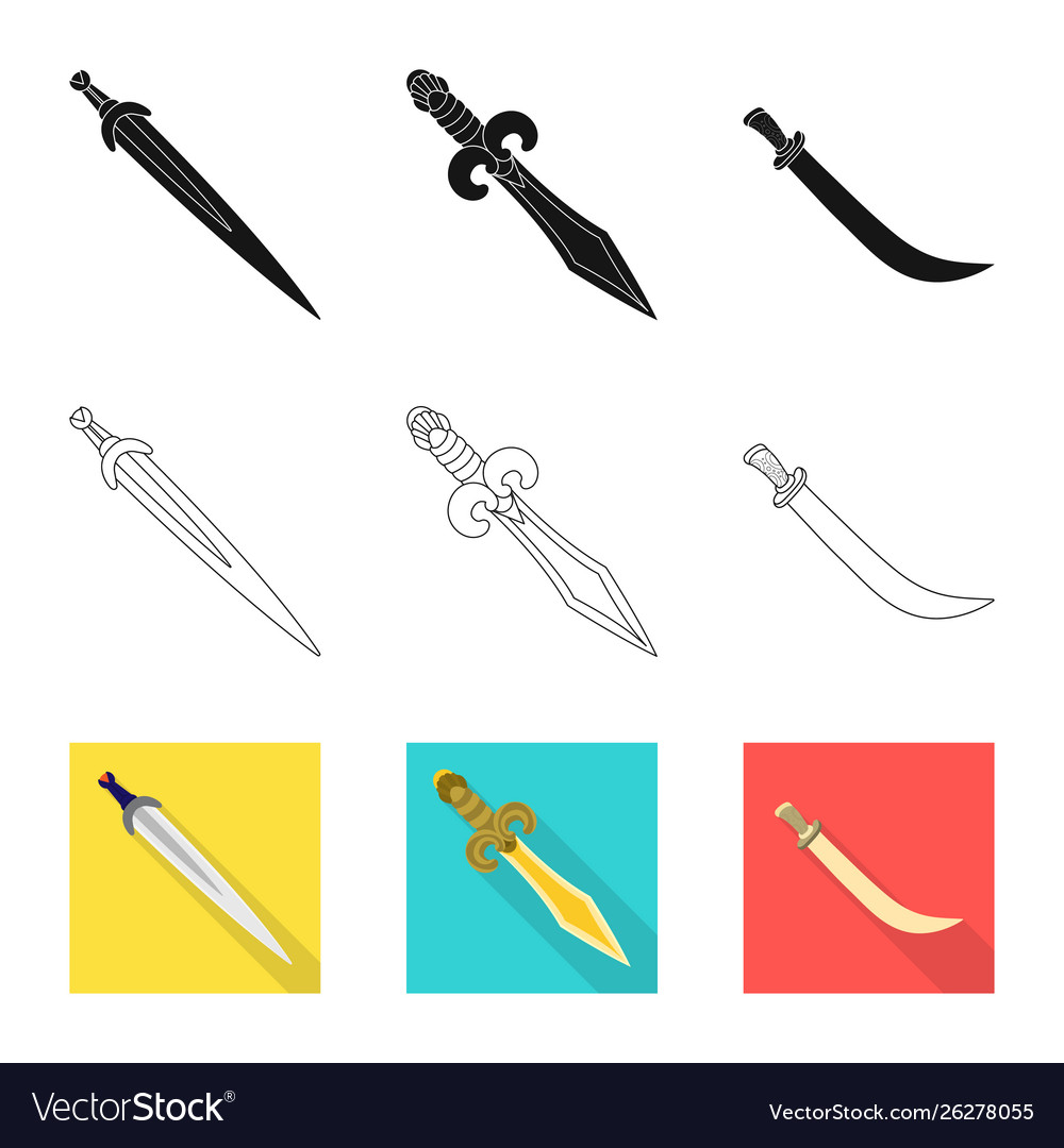Isolated object game and armor sign collection
