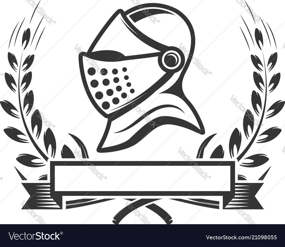 knights emblem template with