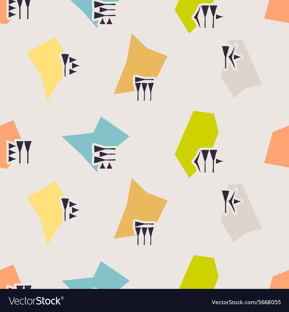 Seamless background with cuneiform