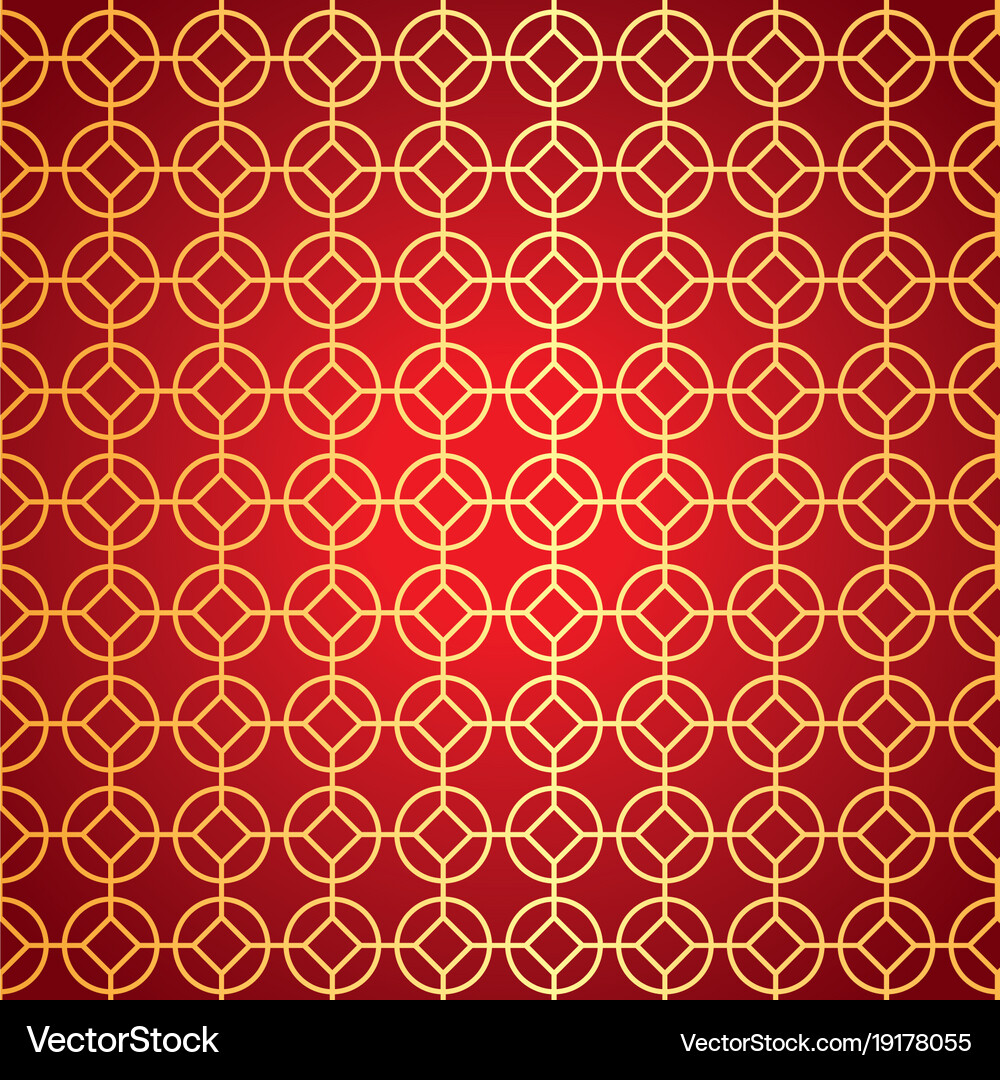 Seamless pattern rounded rhombus ornament Vector Image