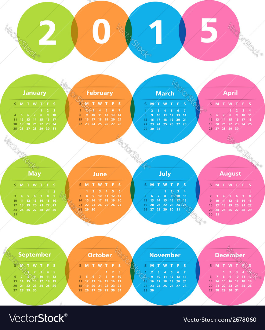 2015 calendar